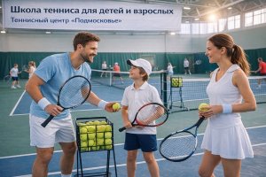Школа тенниса для детей и взрослых: как устроены занятия в теннисном центре «Подмосковье»