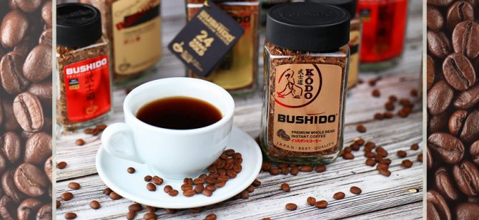 Банка растворимого кофе Bushido Kodo