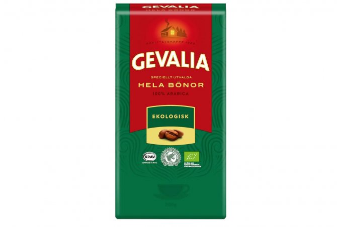 Для производства Gevalia Hela bönor используется сырье из Кении