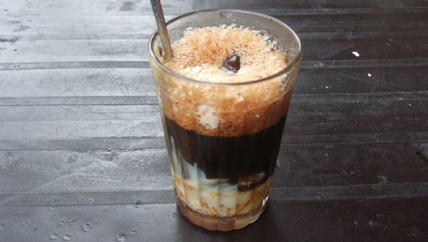 фото айс кофе по-вьетнамски с тапиокой