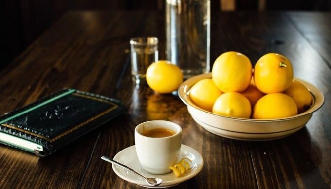 Кофе и лимон, фото