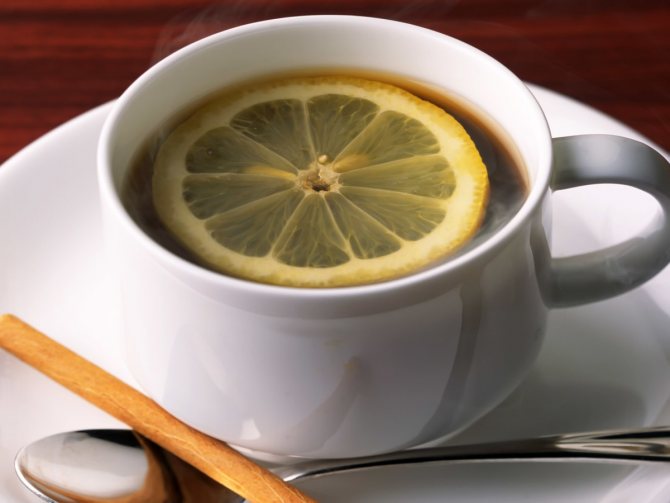 Кофе с мёдом и лимоном