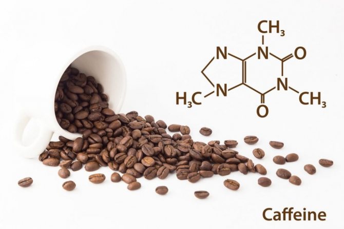 Кофеин воздействует на организм человека возбуждающе