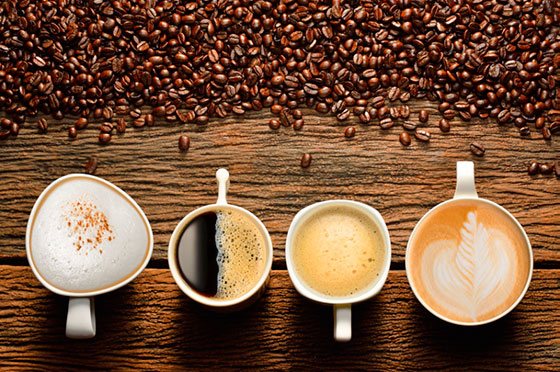 Основные названия видов кофе на английском