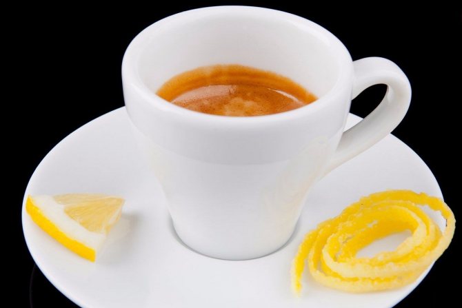 Польза кофе с лимоном