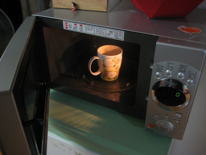 приготовление кофе в СВЧ