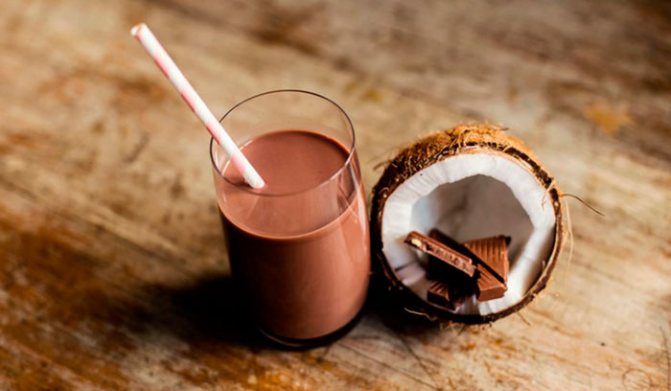 Шоколадно-кокосовый кофе