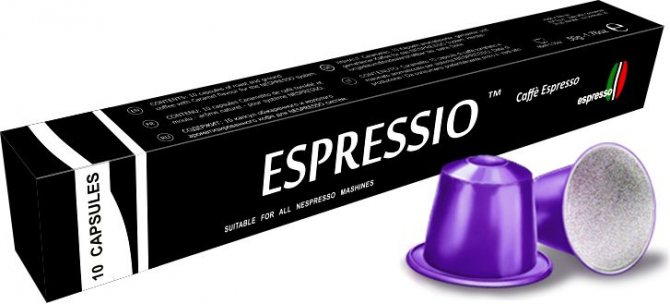 Сравнение капсул Espressio Caffe Espresso с конкурентами