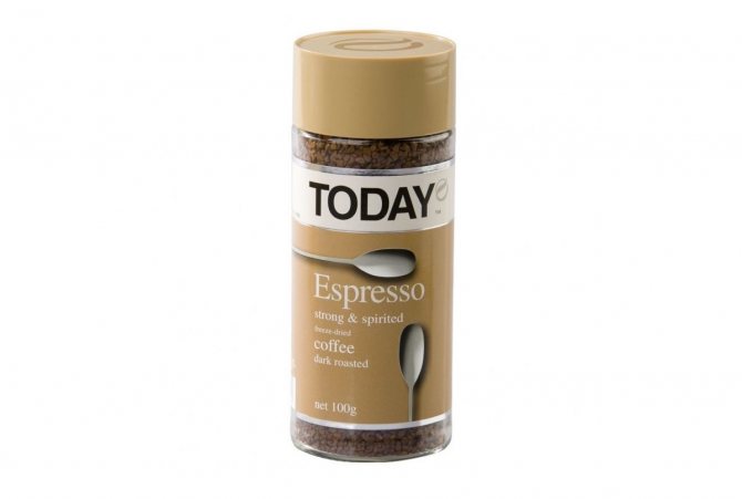 Today Espresso - идеальный напиток для придания бодрости по утрам